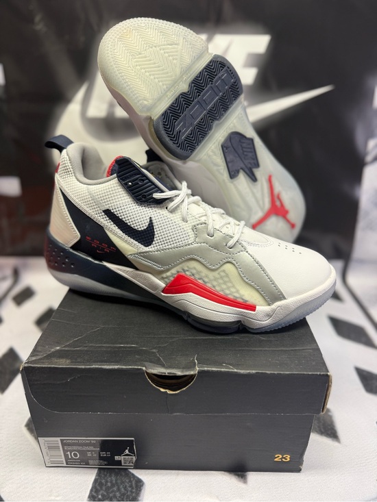 Nike Other - Nike Jordan Men’s White/Red/Navy Athletic Basketball Shoes